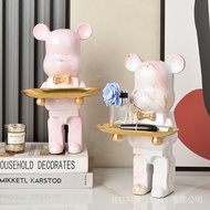 T Tray Money-Deposit Box Decoration Key Tray Jewelry Storage Tray Snack Tray Living Room Home Soft D