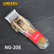 WMARK NG-208 transparent hair clipper gradient hair clipper charging clipper hair salon oil head cli