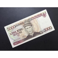 Uang Kuno 5000 Rupiah Teuku Umar Tahun 1986 (Unc Original Utuh)