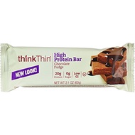 [USA]_Diet Aids 2Pack! Think Products Thin Bar - Chocolate Fudge - Case of 10 - 2.1 oz