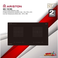 ARISTON NIG 720 BS 73cm 2 Zone Induction Hob - Free replacement install - 2 Year Warranty