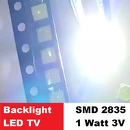 PUTIH Smd Chip 2835 1W 1 Watt Cool Cold White White LED TV Backlight 1Watt Lampu LED
