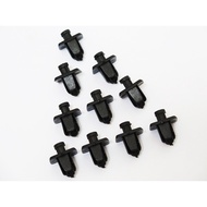 Hood Vent Clip 10 Pieces Nissan Big-M i15 For 1986-1997 Black (i15) Pro