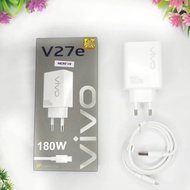 VIVO V27e 180W Fast Charging Micro & Type C Charger Original 100% High Quality Adapter