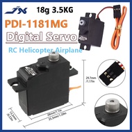 JX PDI-1181MG Digital Servo 18g 3.5kg Metal Gear High-Voltage Servo for WLtoys 144001 WPL B1/16 B24 