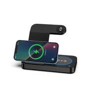 Portable Desktop Mobile Phone Wireless Charger Station 3In1 4 3 In One 3 In 1 Folding Magnetic Folda