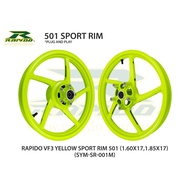 Rapido SYM VF3i Sport Rim Model 501 (PNP) V1 / V2 / ABS / Non-ABS / LE / LE Pro