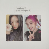 Itzy Crazy In Love Photocard Official (Yeji, Yuna) Small pc