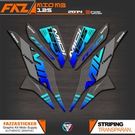 UV TRANSPARENT STRIPING MIO M3 125 IP40 YAMAHA M3/Z/S 125 CLEAR MATERIAL STICKER MIO 125 2014