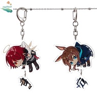 NGGFH ผู้หญิง น่ารักค่ะ จี้ห้อยกระเป๋า Silverash Lappland อมิยะ พวงกุญแจอะคริลิค ที่ใส่กุญแจ พวงกุญแ