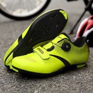 Ready Stock Mountain/Road Cycling Shoes Rotating Button Velcro Road Sole Cycling Shoes Bicycle Lace Lock Bicycle Shoes Rotating Button Bicycle Shoes Low-Top Bicycle Shoes Lace-Free Sports Shoes Outdoor Bicycle Shoes Professional