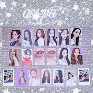[READY] AESPA PHOTOCARD OFFICIAL karina giselle winter ningning pc trading card tc album caendy ctmi