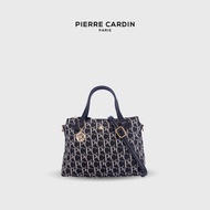 Pierre Cardin Women Monogram Top-handle Bag with Small Pouch