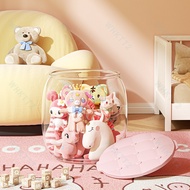 Doll Storage Stool Children's Plush Toys Doll Doll Storage Box Transparent Storage Stool Adult Can S