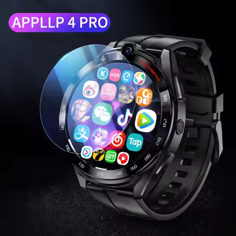 For Lokmat Appllp 4 Pro HD Tempered Glass Watch Screen Protector Protective Glass Film SmartWatch Pr
