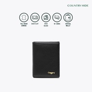 COUNTRY HIDE METRO Full Grain Cowhide RFID Blocking Mid Flip Mini Wallet Small Wallet CH06-HW20126