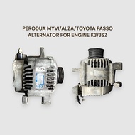 PERODUA MYVI/ALZA/TOYOTA PASSO ALTERNATOR FOR ENGINE K3/3SZ
