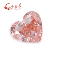 IGI Certified CVD Lab Grown Diamond 1.17ct Fancy Vivid Pink Color VS1 Clarity Heart Cut Loose Lab Grown Certified Diamond Gemstones for Making Jewelry