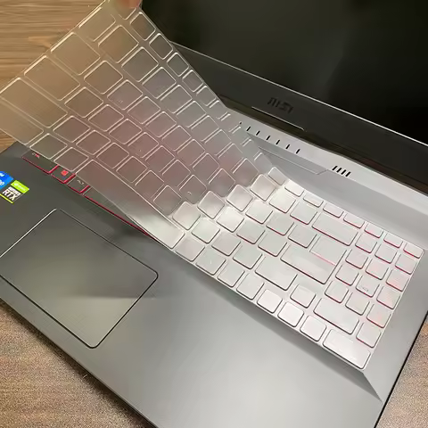 For MSI Summit E16 FLIP 16" MSI Crosshair Stealth GS77 GL66 Pulse GL76 GF66 GF76 TPU Keyboard Cover 
