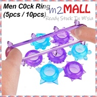 [m2MALL] C0ck Delay Lock Rubber Ring Men Ring Time Delay Ejaculati0n For Men Adult Toy Alat Mainan L