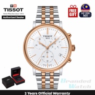 Tissot T122.417.22.011.00 Men's Carson Premium Chronograph Swiss Made Rose Gold Stainless Steel Man 