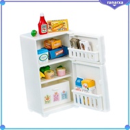 [Ranarxa] Mini Fridge Toy, Mini Toy Refrigerator, Mini Refrigerator Dollhouse Mini Fridge Scene,