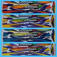 EX5 CLASS 110 BODY STRIPE (3) EX5 CLASS110 STICKER 3 BODY STRIPE BLACK / GREEN / BLUE / RED