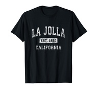 La Jolla California CA Vintage Established Sports Design T-Shirt