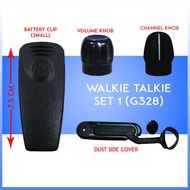 GP328 ACCESSOREIS SET - BATTERY CLIP 2', DUST COVER, CHANNEL & VOLUME KNOB-BLACK COLOUR