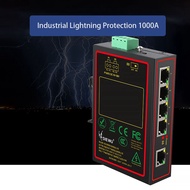 Plug and Play RJ45 Hub Internet Splitter RJ45 Switch DIN Rail Type Enhance Switch