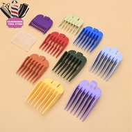 [Hot K] 10PCS Hair Clippers Guide Combs Colorful Universal Hair Clipper Limit Comb Guide Attachment Replacement With Clip Haircut Tool