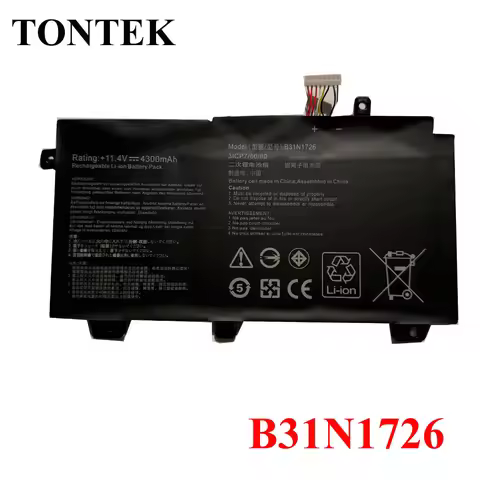 B31N1726 Laptop Battery For Asus FX504GD FX504GM FX80GD FX80GM FX86FM FX86FE FX504GE FX505 TUF565GD 