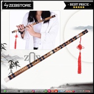 Seruling Suling Flute Bamboo Bambu Dizi Tradisional China Set [READY