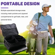 Waterproof Car Trunk Locker Storage Box with Shoe Storage for Golf Trunk Organizer for Golf Accessor