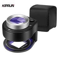 KIPRUN 30x Magnifying Glass, 30X Magnification Loupe, 6 LED Full Metal Detecting Lamp Scale Measurem