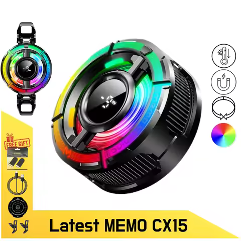 Lastest MEMO Cooler CX15, Mobile Phone Freeze Cooler for PUBG Game, Universal Semiconductor Cooling 