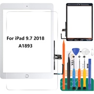 for iPad 9.7 2018 Touch Screen for iPad 6 Digitizer 6th Gen A1893 Screen Replacement A1954 Touch Gla