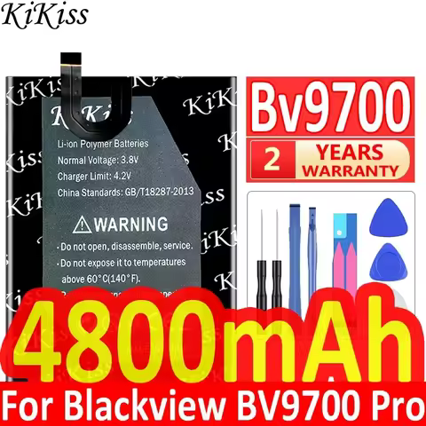 For Blackview Bv9700 PRO Bv9700PRO Series 605872, Bv9700 4800mAh Durable Mobile Phone Battery