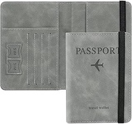 Premium Passport Holder for Men & Women Passport Cover Wallet with Credit, Debit & 2 Sim Card, ID Ca