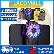 🔥 READY STOCK 🔥LACOMALL PL-05 phone gaming fan cooler MEMO RGB light clip mobile game Mobile Phone