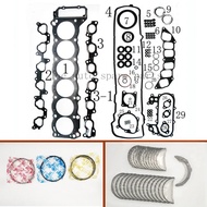 1FZFE 1FZ Engine Full gasket set kit crankshaft connecting rod bearing piston ring for Toyota Land C