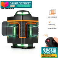 Hilda Mesin Self Leveling Laser 4D 16 Line with Remote Laser Meter Pengukur Jarak 360° Derajat Rotar