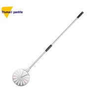 Alloy Handle Pizza Shovel 9 Inch Stainless Steel Pizza Turning Peel with 56 Inch Overall Long Pizza 
