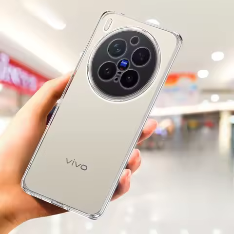 For Vivo X300 Pro Transparent TPU Phone Case for VIVO VivoX300 X300Pro Clear Liquid Silicone Soft Co