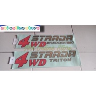 4wd Strada stickers for Mitsubishi cars Triton car decal car sticker