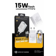 Vivo Type-C Charger 15Watt 18Watt 44Watt Original 100% Flash Charge Fast Charging