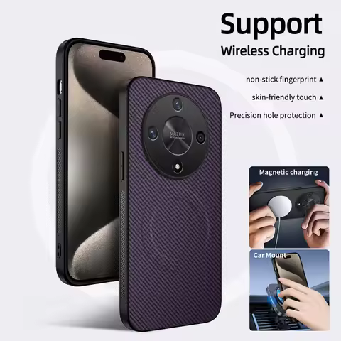 For Honor X5C Plus X9d X8C X7B X7D X9C Smart X9b X7c X6C Phone Case Magnetic Wireless Charging Anti-