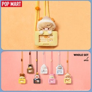POP MART POP BEAN Fluffy & Cozy Series-Card Holder Pendant Blind Box Birthday Gift Kid Toy （whole se