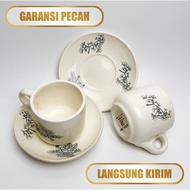 Tiam Coffee Cup | Ceramic Cup | Kopitiam Glass | Cup &amp; Saucer