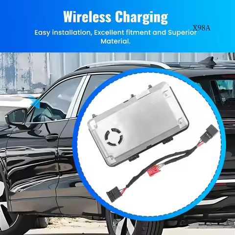 QM-5CG980611A For VW Golf Mk7 Passat B8 T-Roc Jetta Arteon Tiguan Mk2 Car Wireless Charging 5CG 980 
